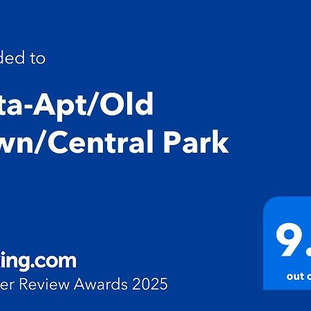Insta-Apt Old Town Central Park Renovated Belgrad Exterior foto